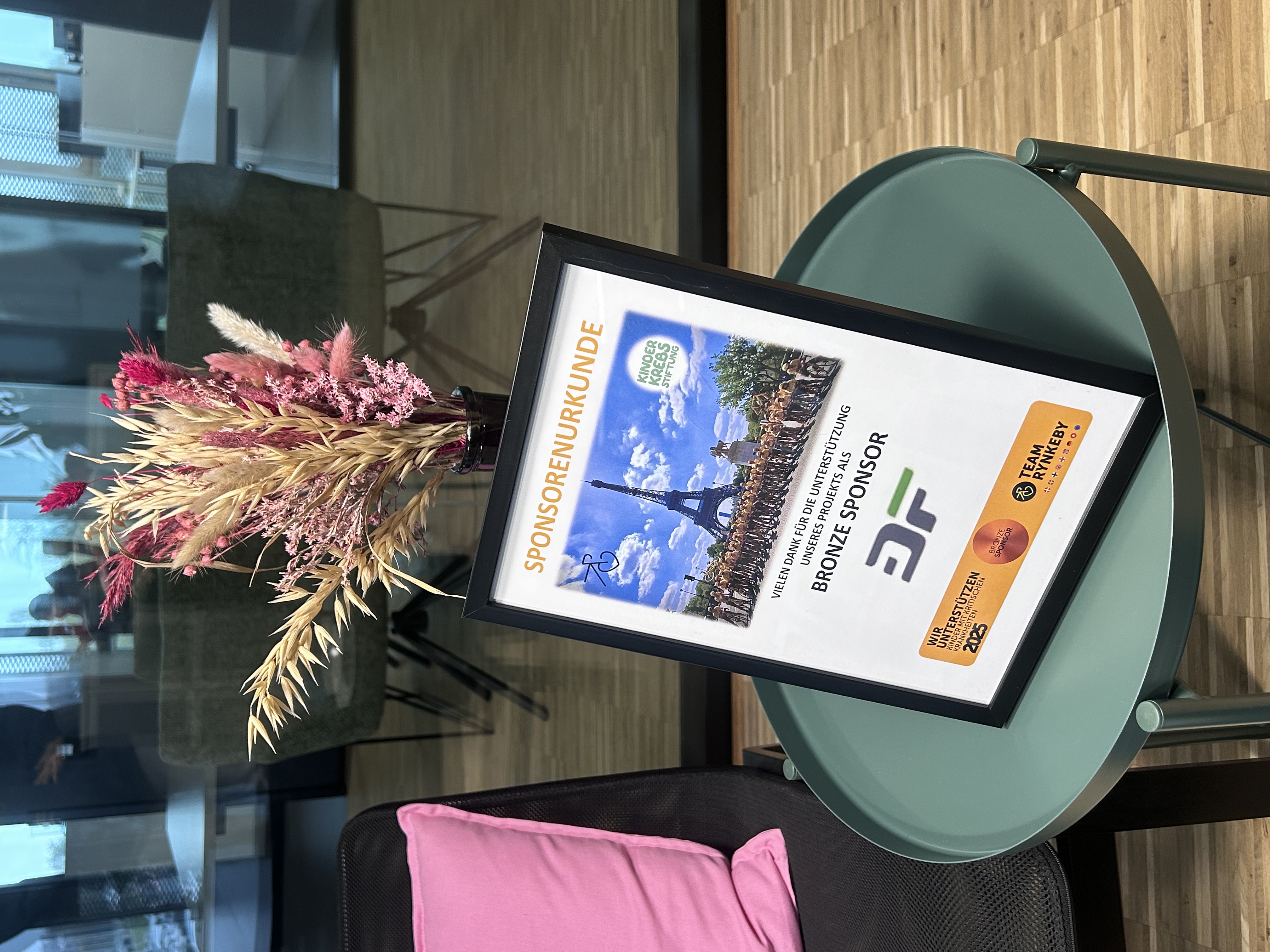 DF Automotive Sponsorenurkunde